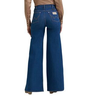 Wrangler x Lainey Wilson Cheeky Wide Leg Jeans Dark Wash Blue 30 x32 NWOT